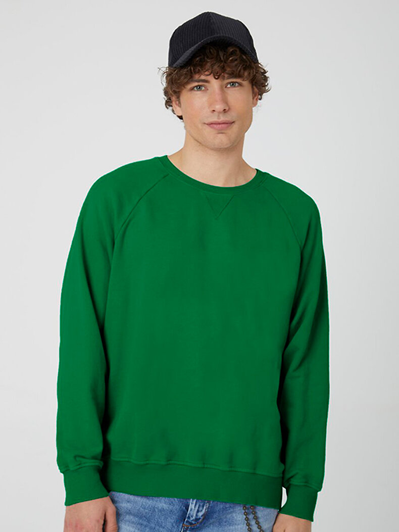 Grün Sweatshirt