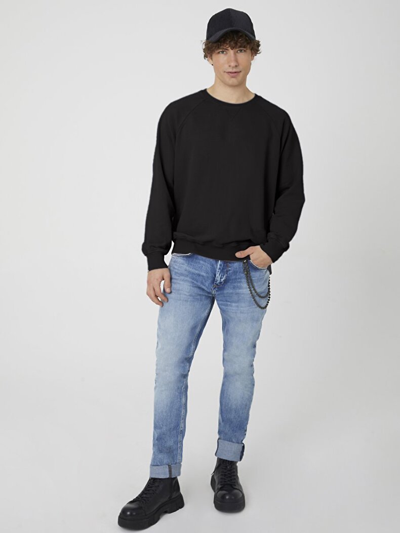 Schwarz Sweatshirt