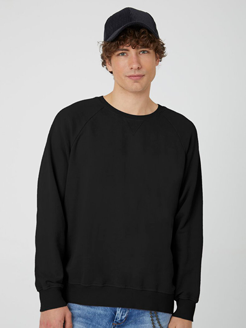 Schwarz Sweatshirt