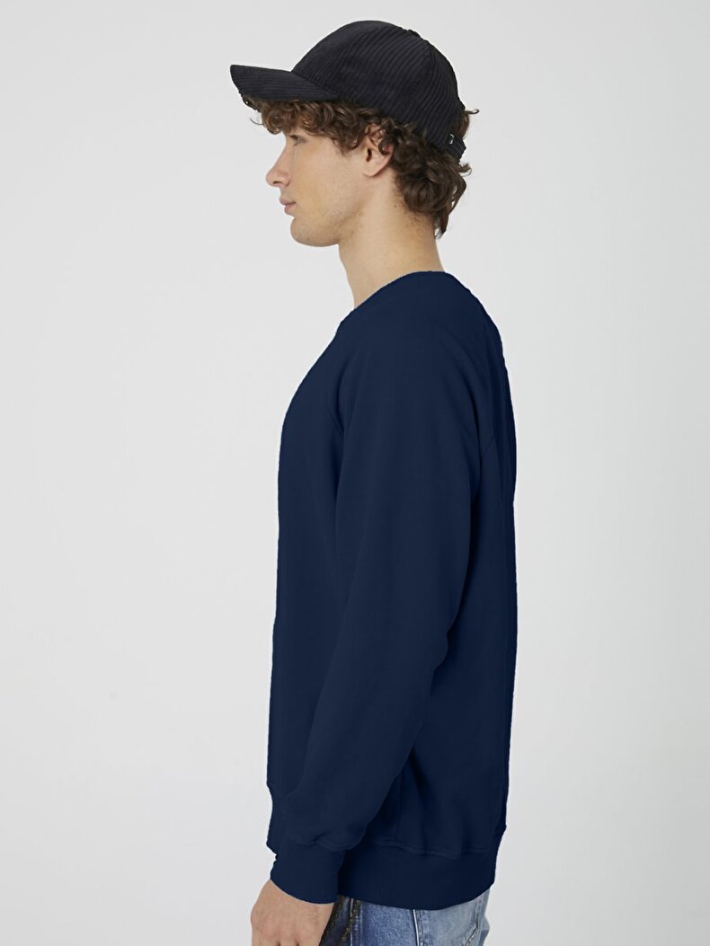 Dunkelblau Sweatshirt