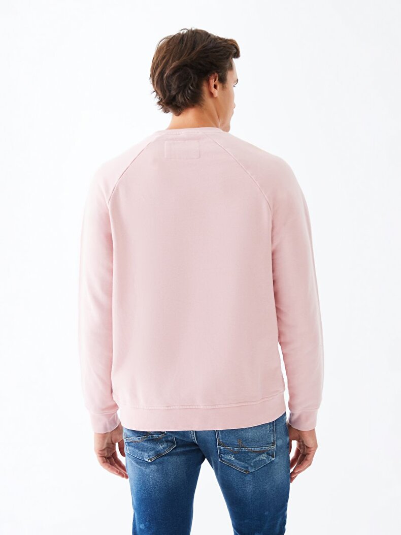 Bleached Crew Neck Lilac