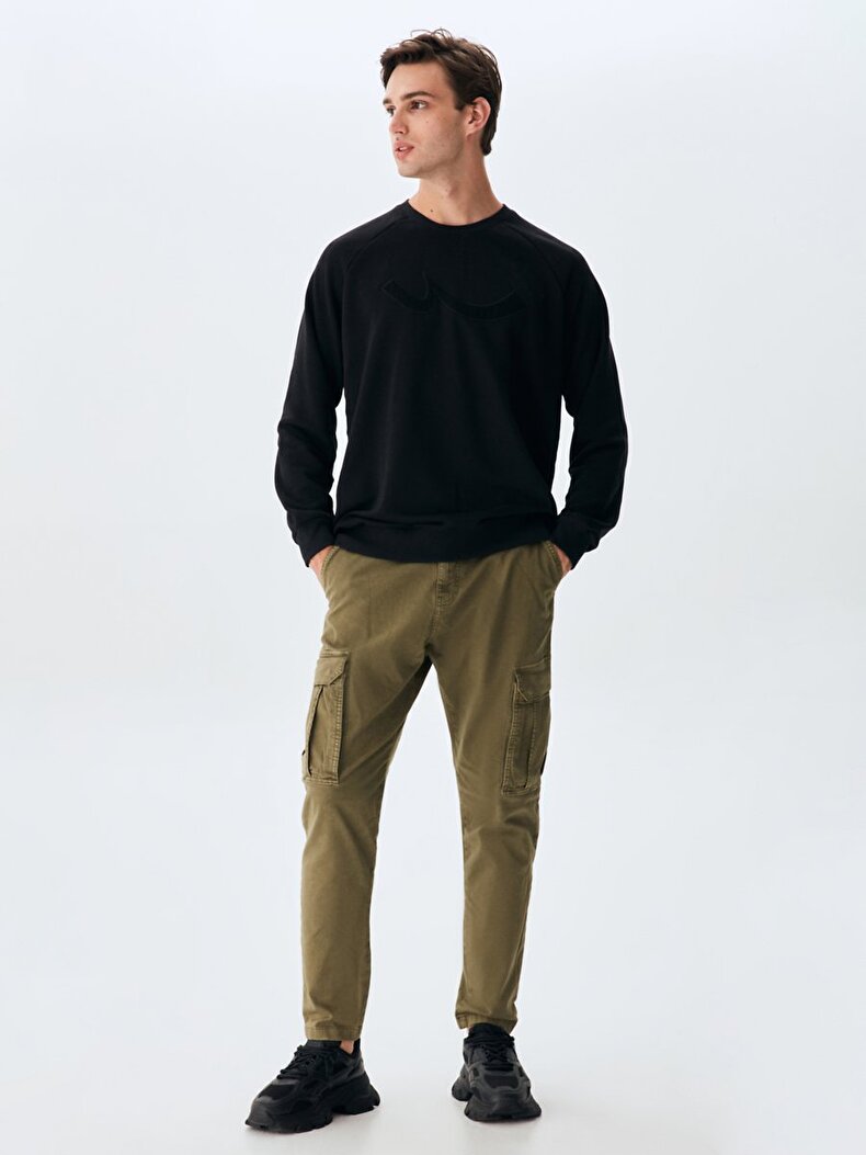 Ltb Logo Crew Neck Schwarz Sweatshirt Ltb Logo Crew Neck Schwarz Sweatshirt