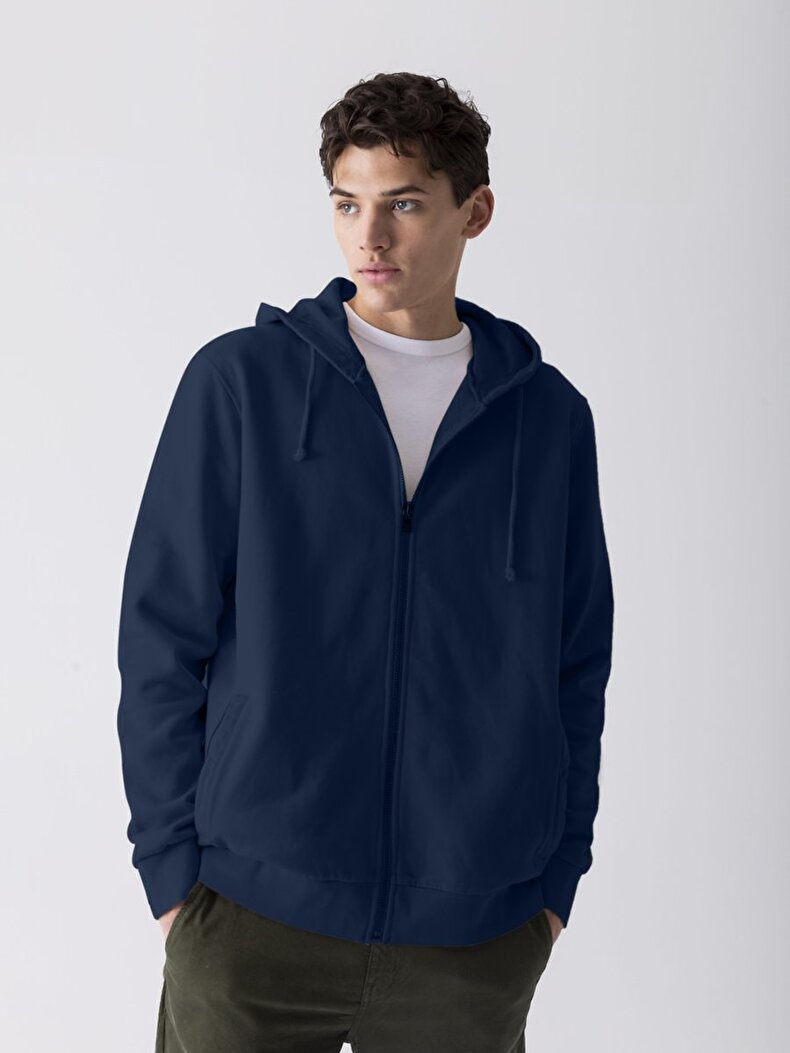 Dunkelblau Sweatshirt