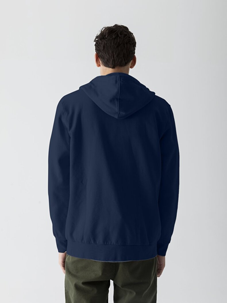 Dunkelblau Sweatshirt
