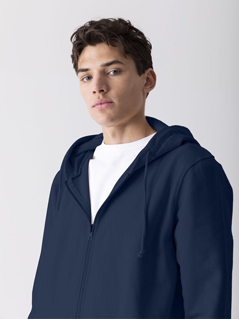 Dunkelblau Sweatshirt