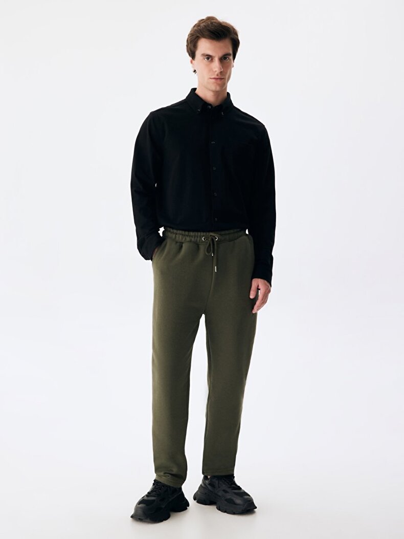 Basic Waist Elastic Grün Suits