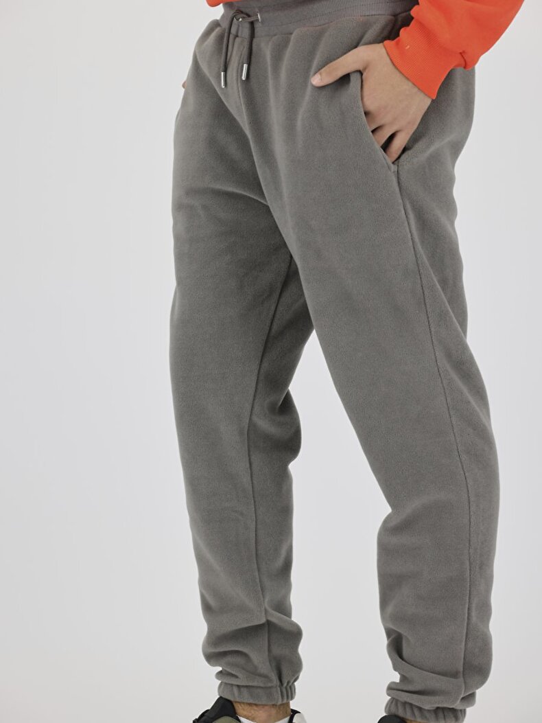 Plush With Pockets Grey Tracksuit