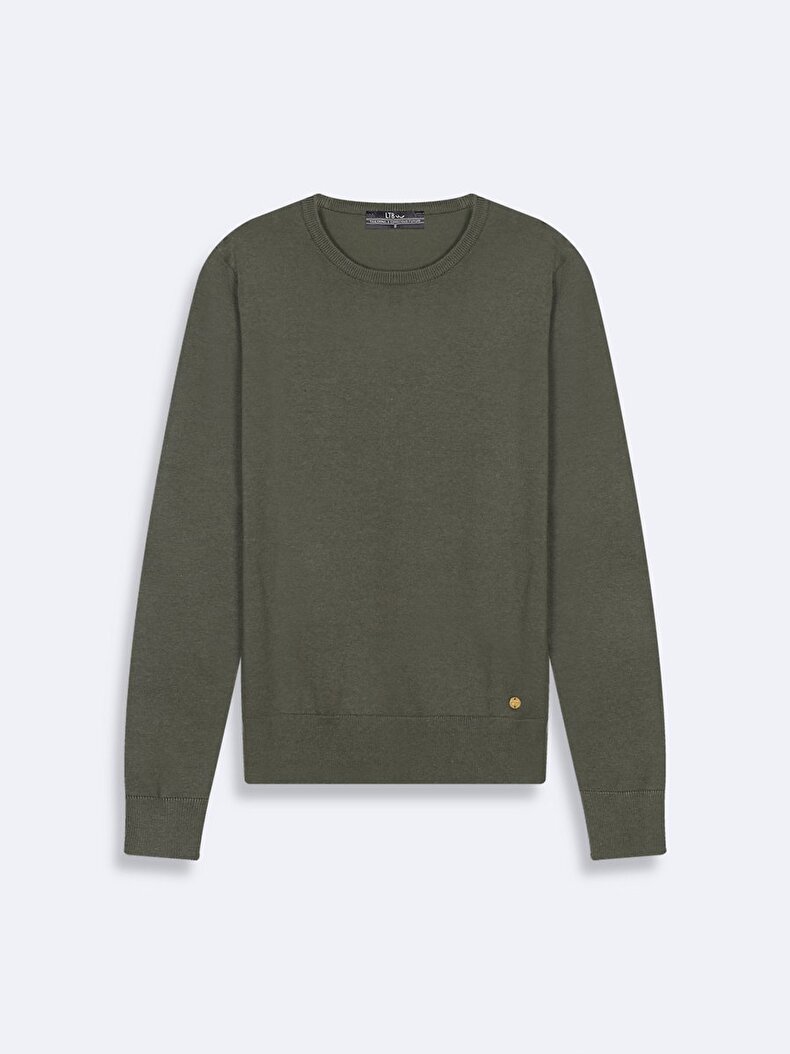 Grün Pullover