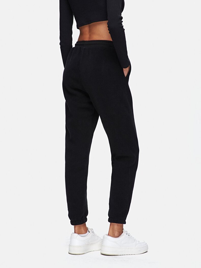 Basic Elastic Black Tracksuit