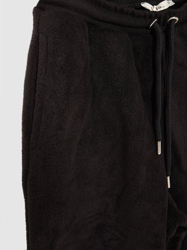 Straight Jogger Regular Fit Black Tracksuit
