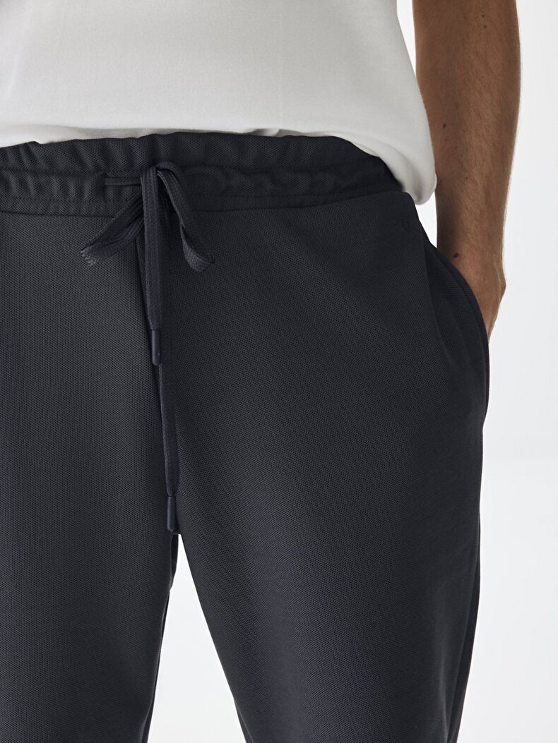 Düz Jogger Antrasit Eşofman