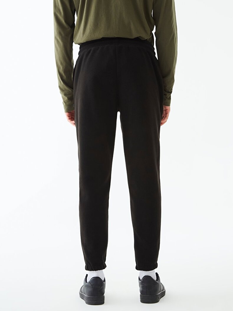 Düz Jogger Siyah Eşofman