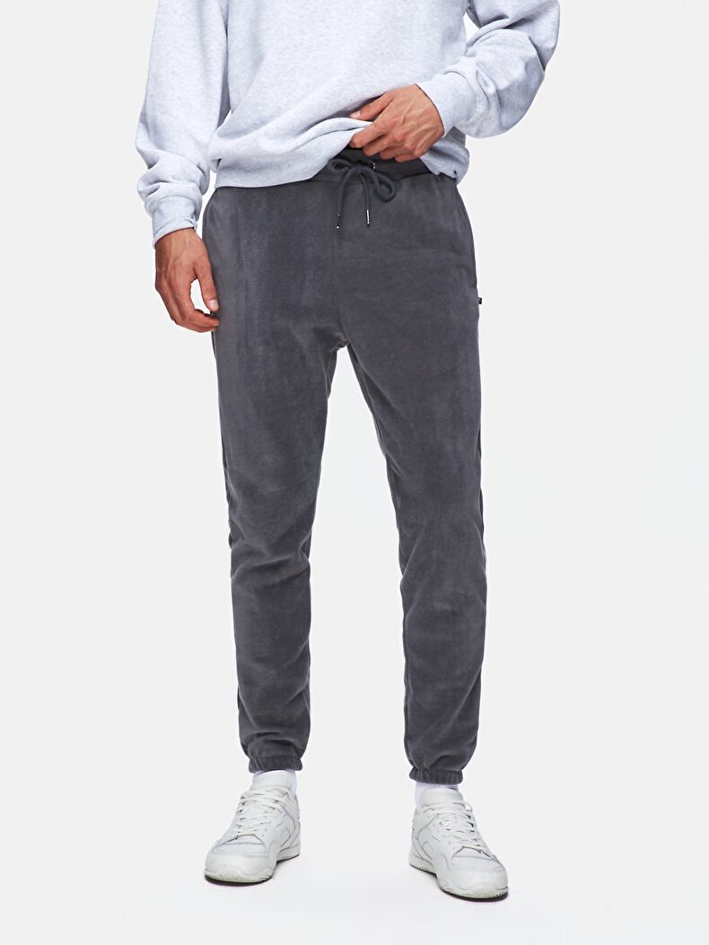 Düz Jogger Gri Eşofman