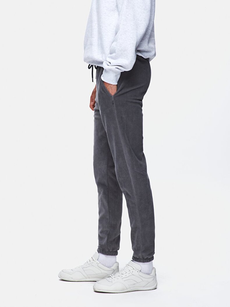 Düz Jogger Gri Eşofman