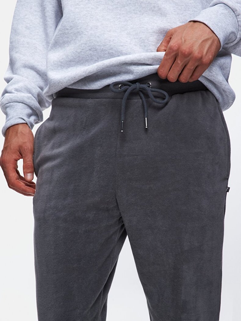 Düz Jogger Gri Eşofman