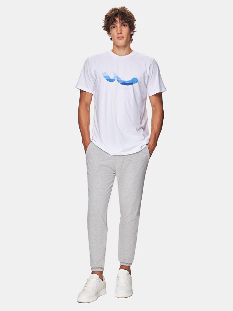 Düz Jogger Gri Eşofman