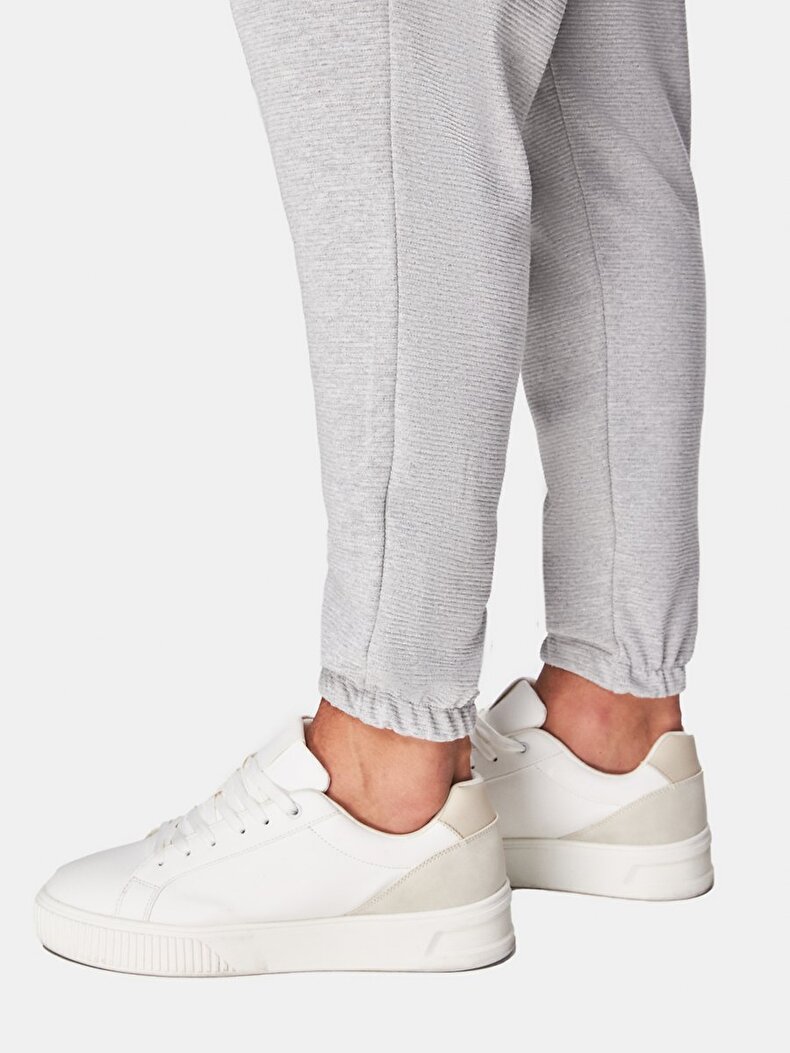Düz Jogger Gri Eşofman