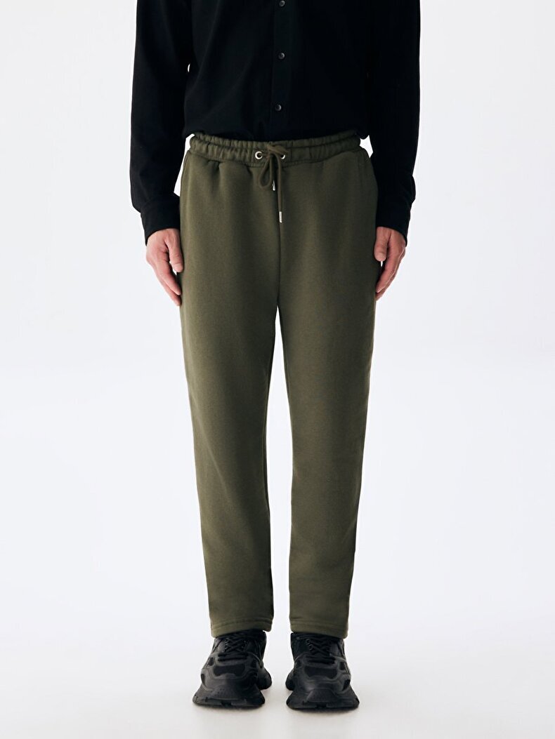 Düz Jogger Yeşil Eşofman