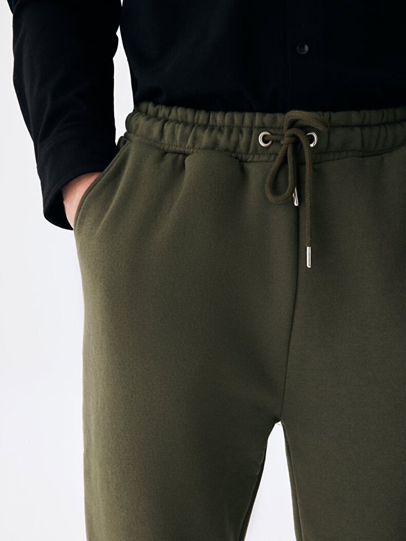 Düz Jogger Yeşil Eşofman