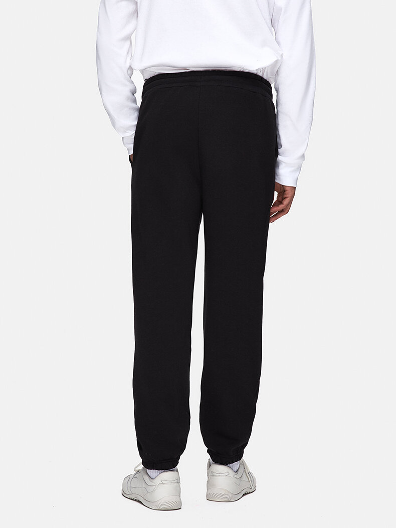 Sloganlı Jogger Siyah Eşofman