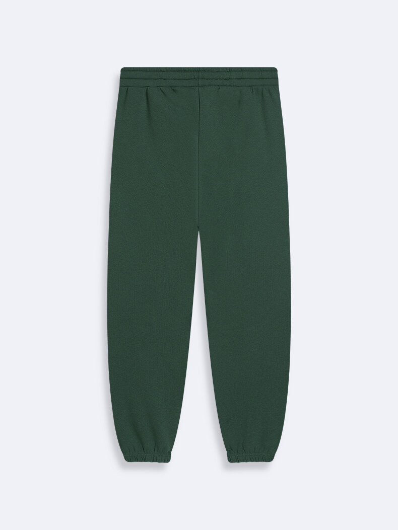 Sloganlı Jogger Yeşil Eşofman