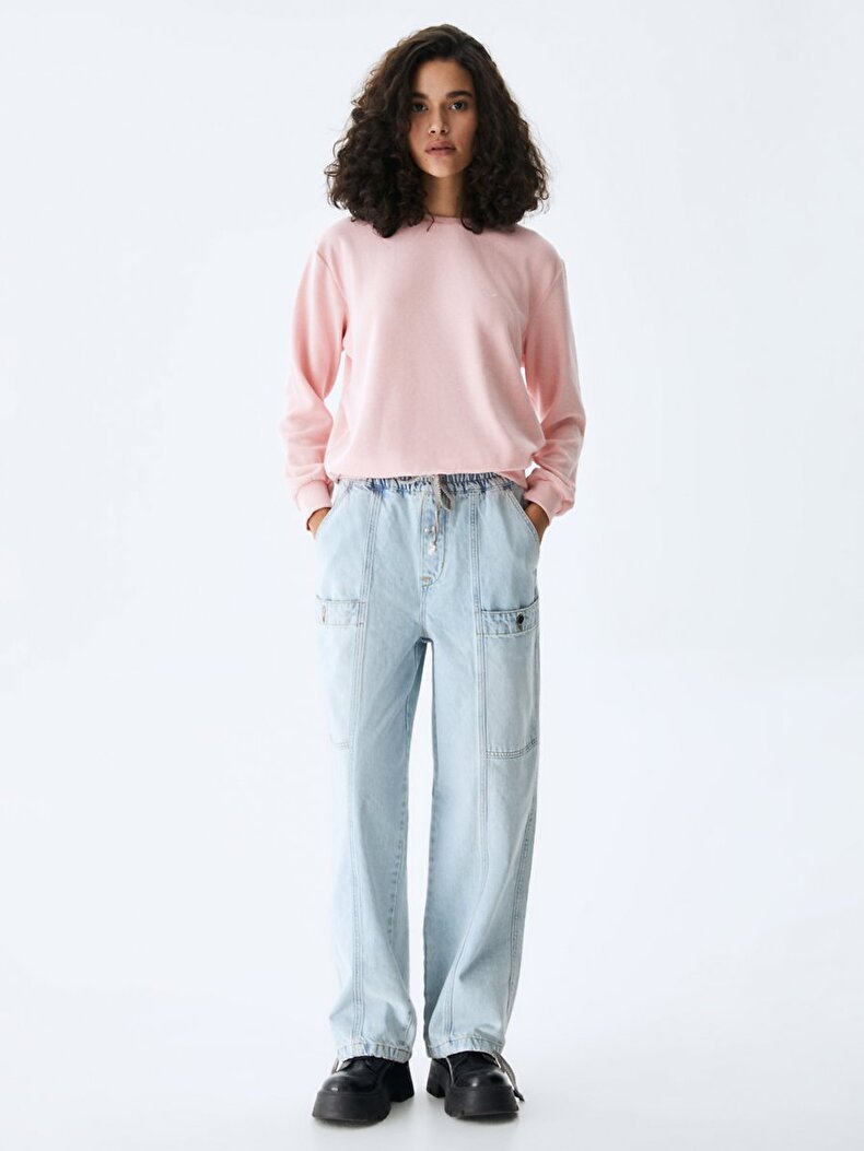 Lila Sweatshırt