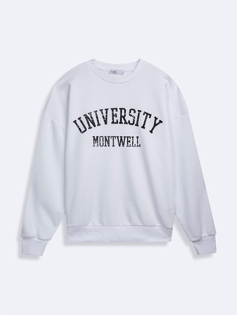 Beyaz Sweatshırt