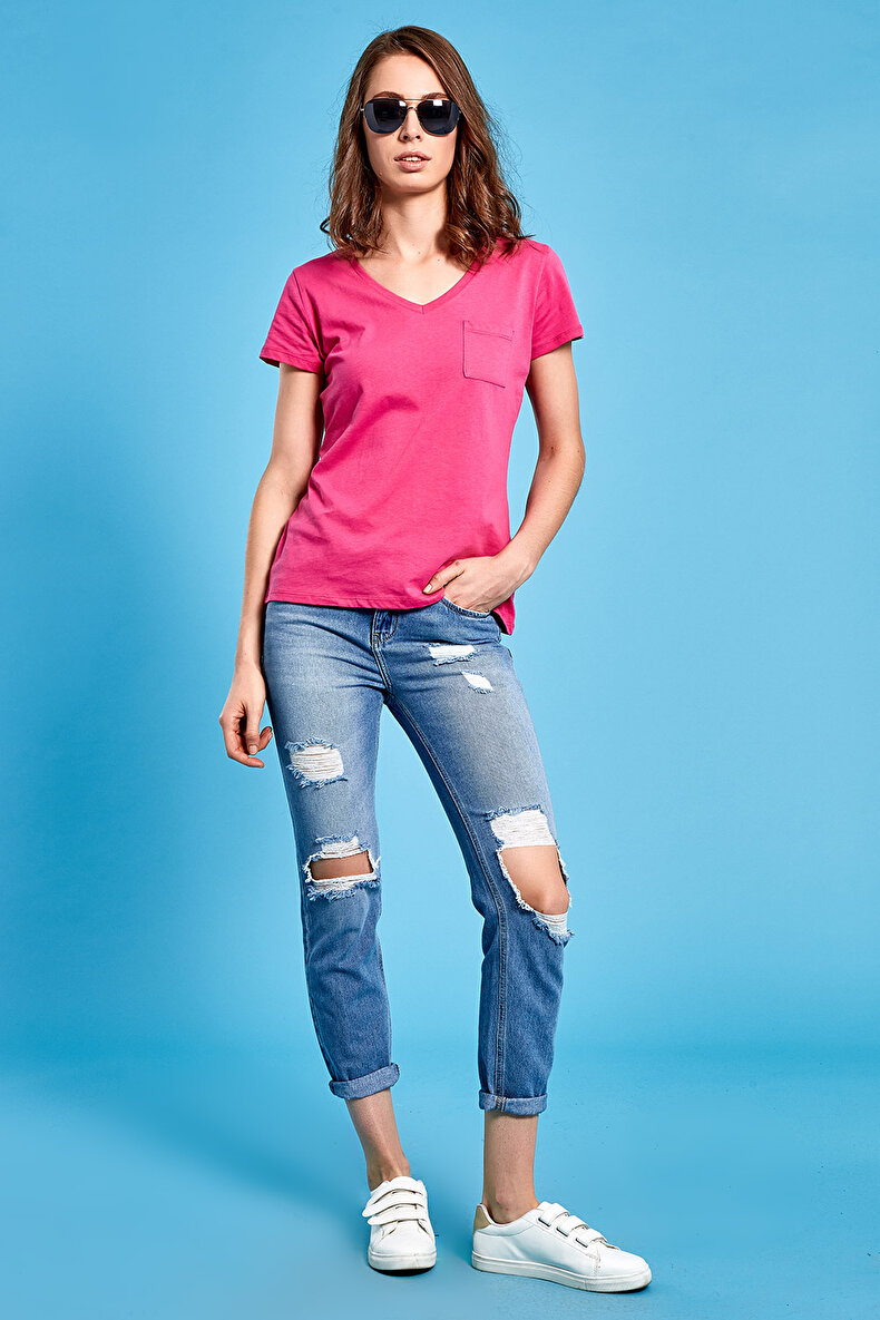 Roze T-shi̇rt