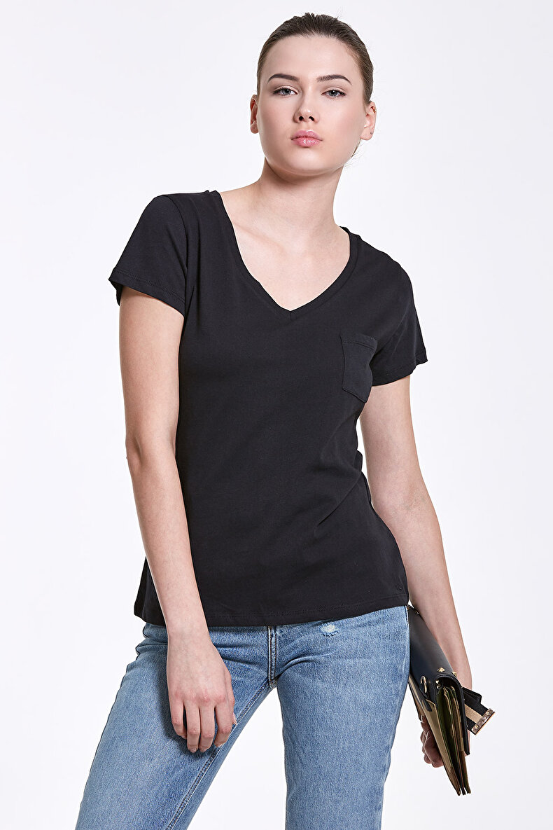 Zwart T-shi̇rt