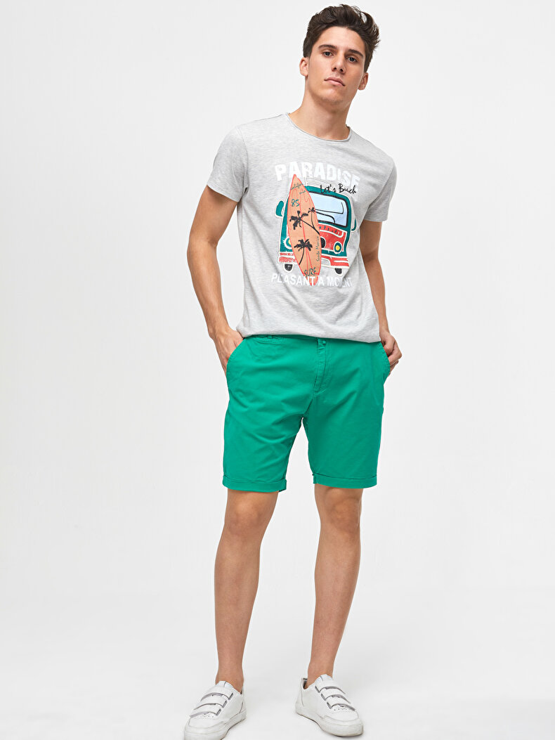 Grün Shorts
