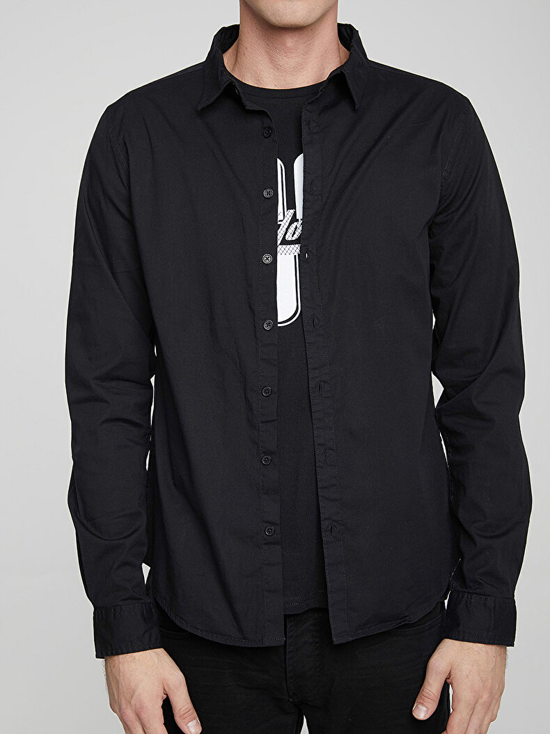Long Sleeve Black Shirt