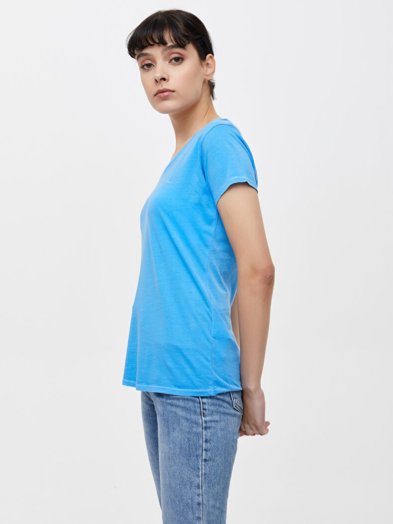 Blauw T-shi̇rt
