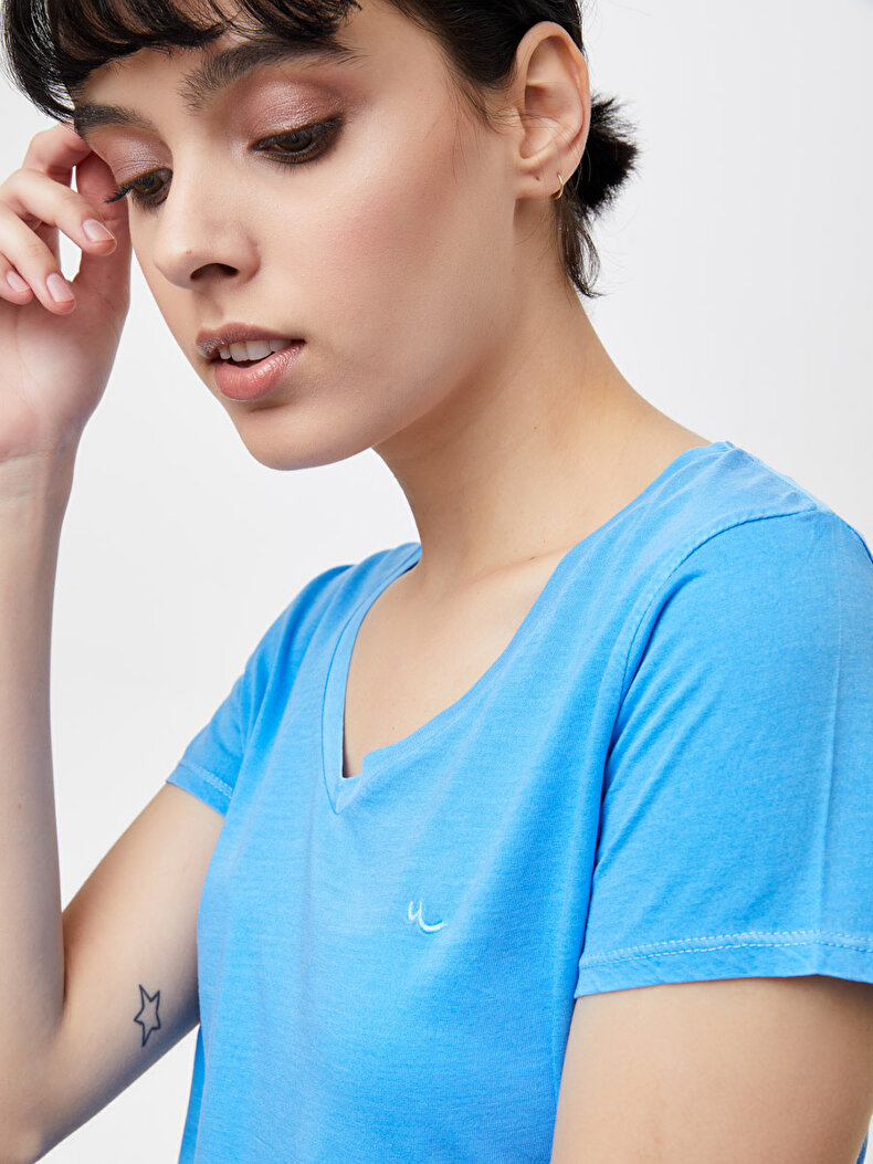 Blauw T-shi̇rt