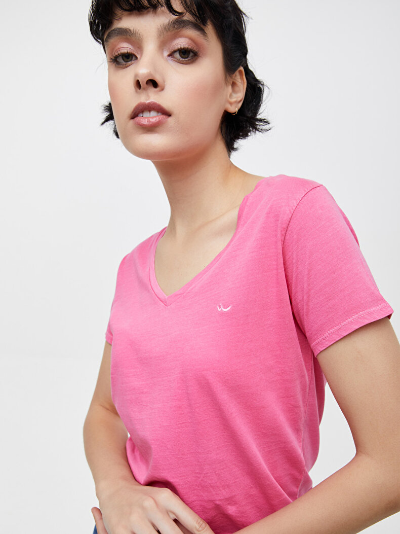 Roze T-shi̇rt