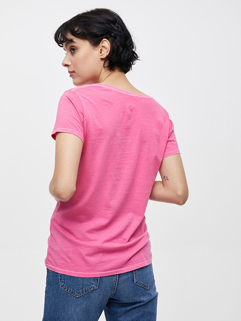 Roze T-shi̇rt