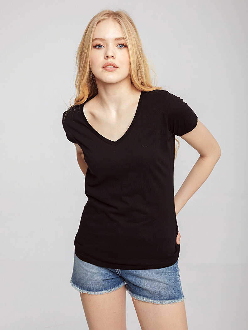 Zwart T-shi̇rt