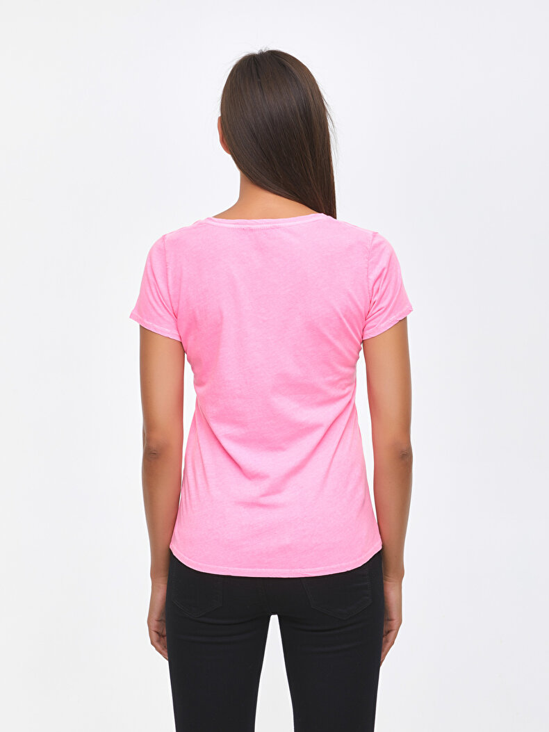 Roze T-shi̇rt