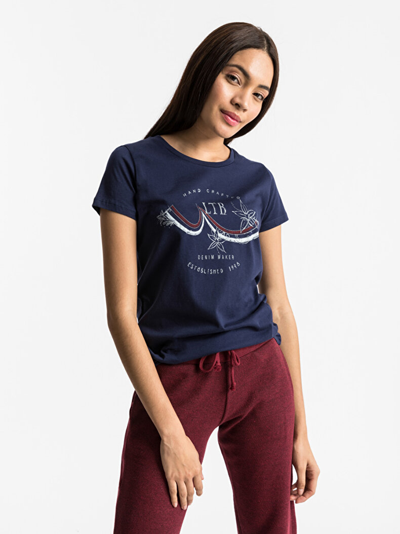 Ltb Logo Crew Neck Navy