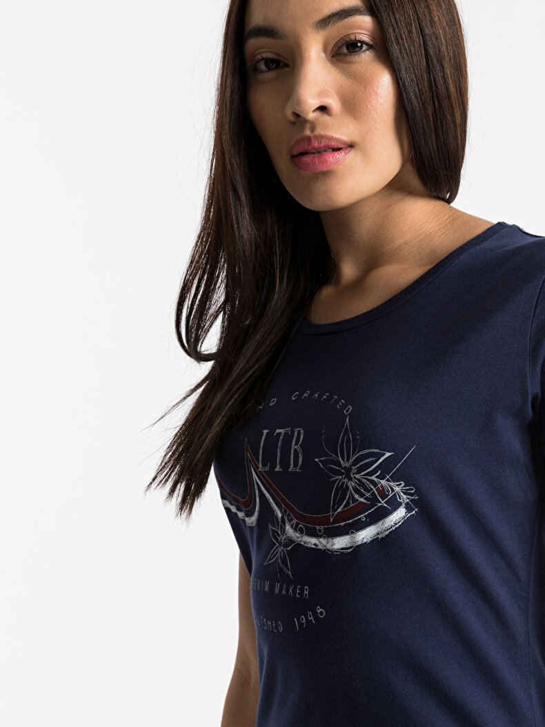 Ltb Logo Crew Neck Navy