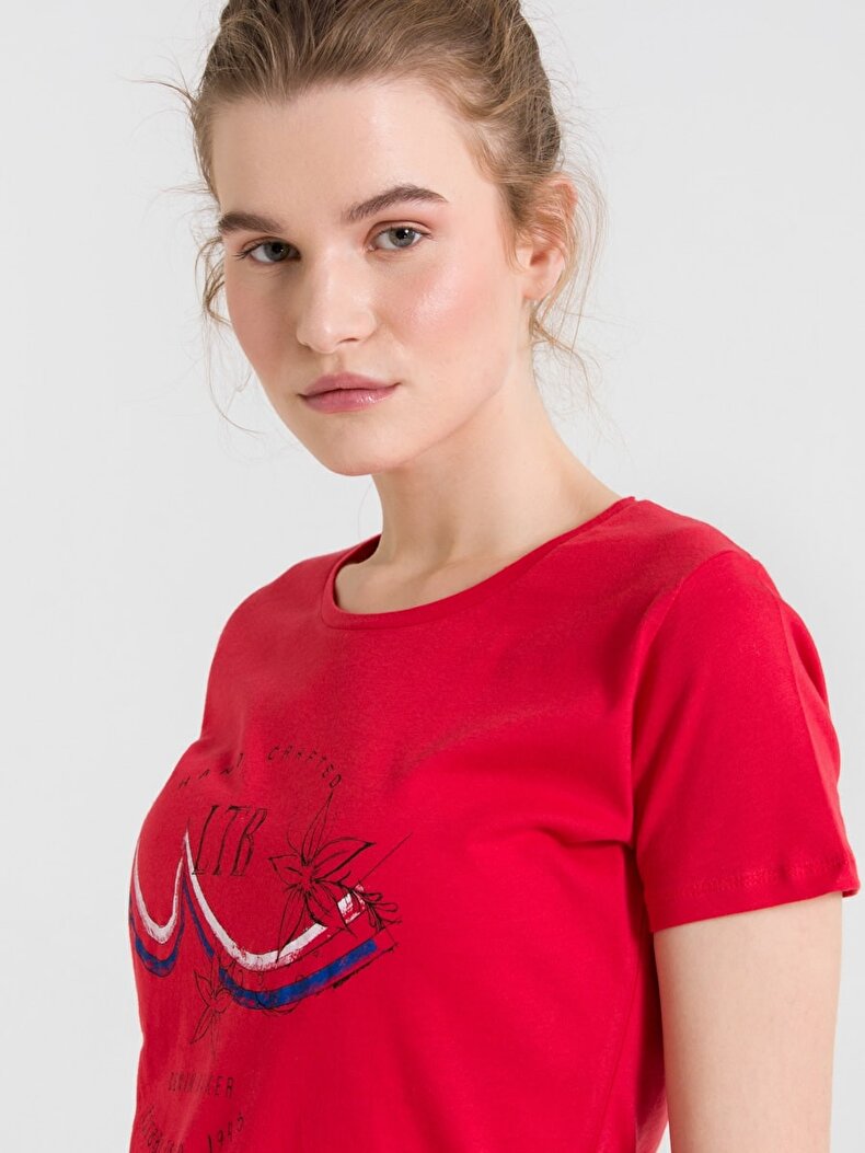 Ltb Logo Crew Neck Red