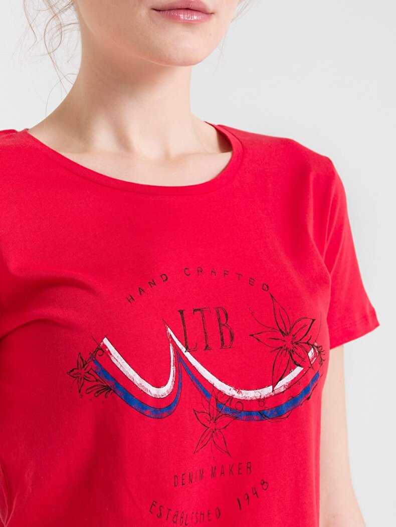 Ltb Logo Crew Neck Red
