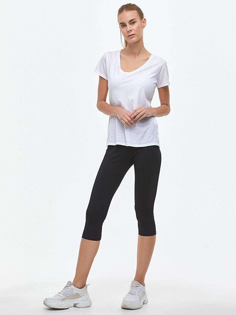 Midi Zwart Legging