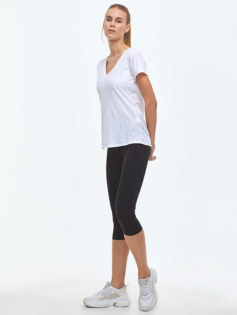 Midi Zwart Legging