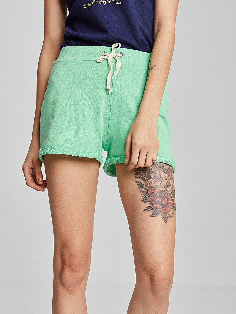 Mini Green Shorts