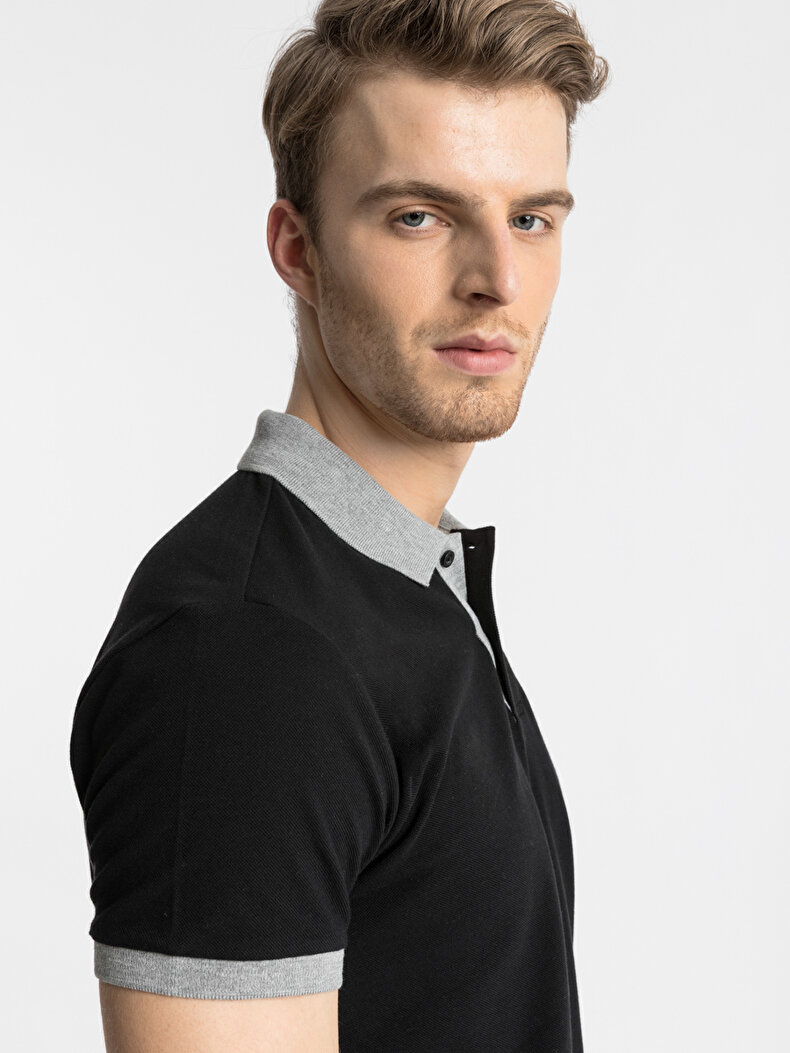 Polo Schwarz T-shirt
