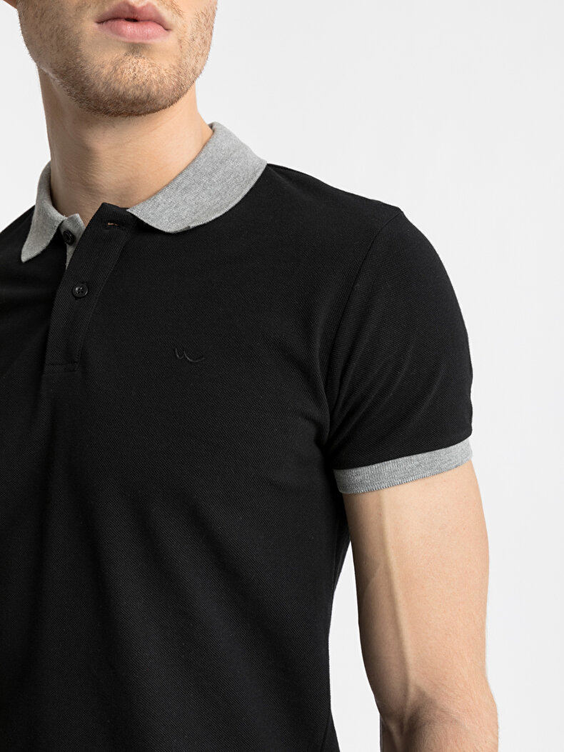 Polo Schwarz T-shirt