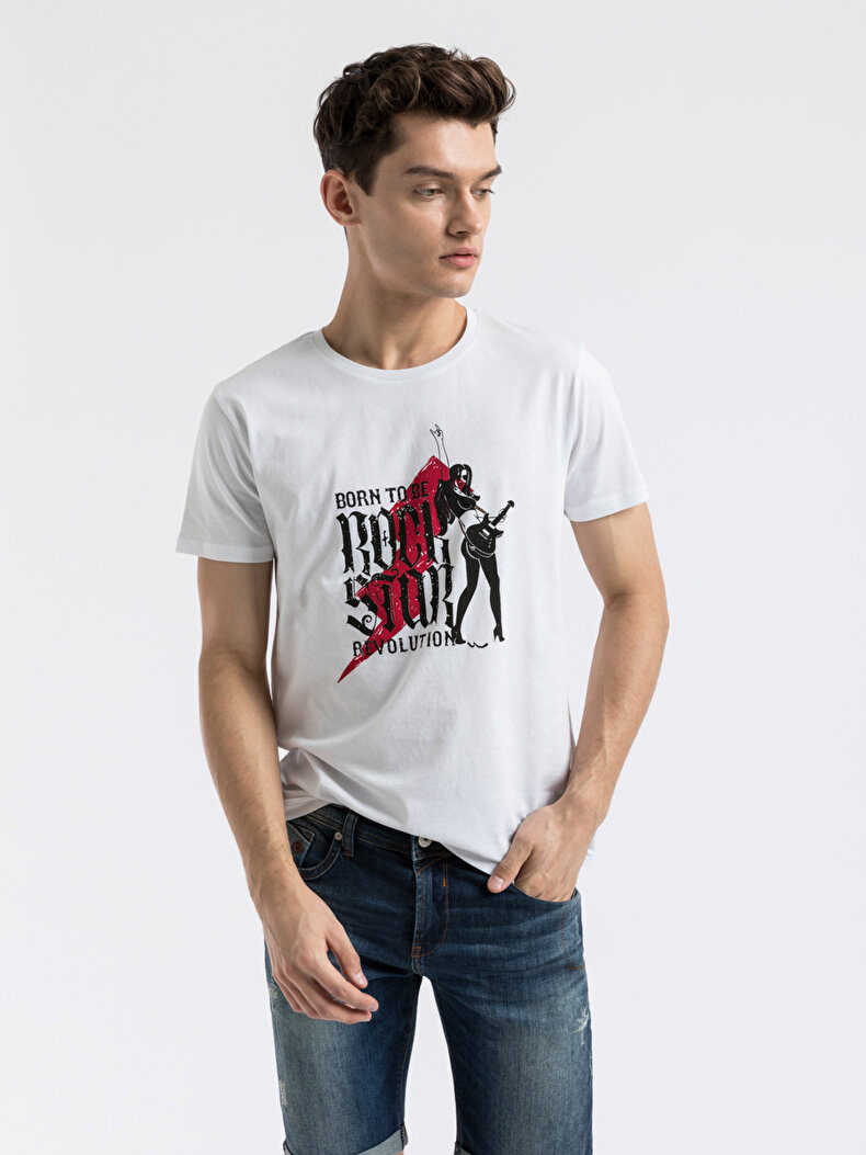 Weiss T-shirt