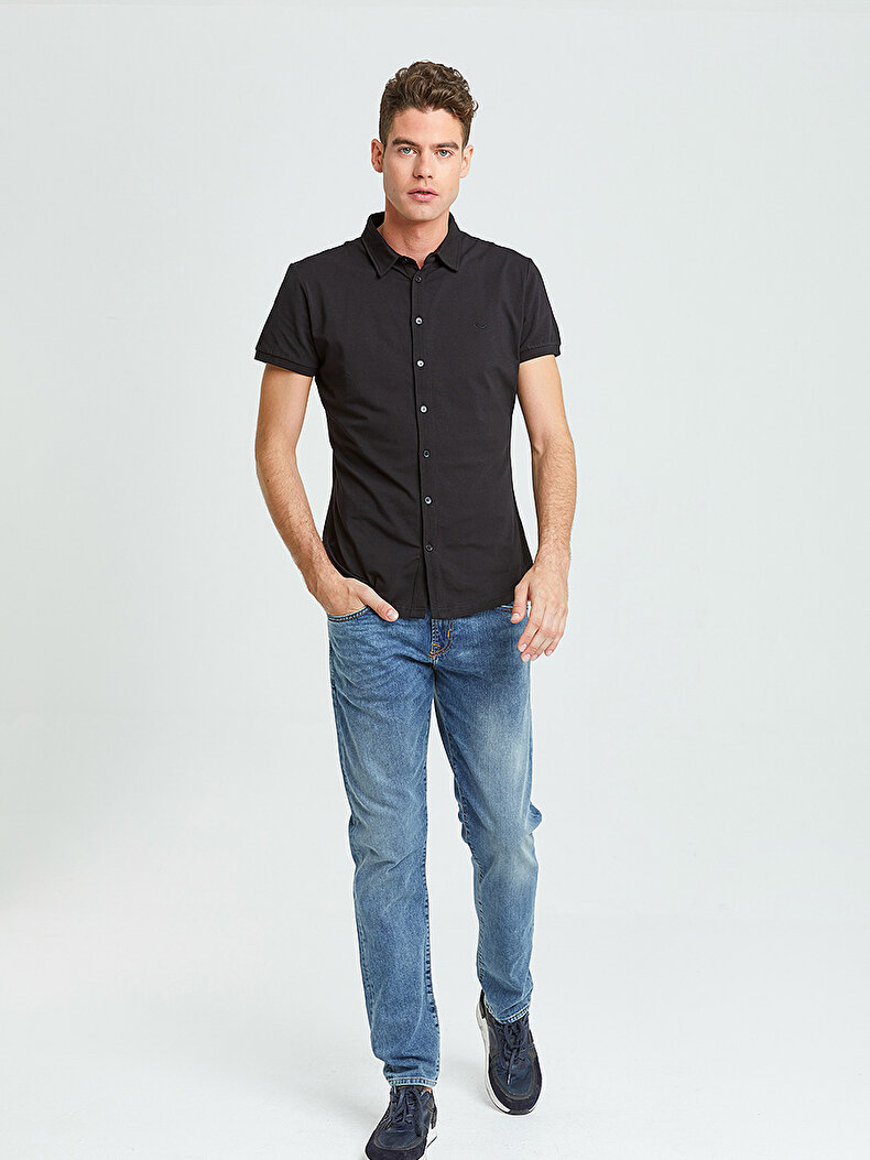 Short Sleeve Black Shirt