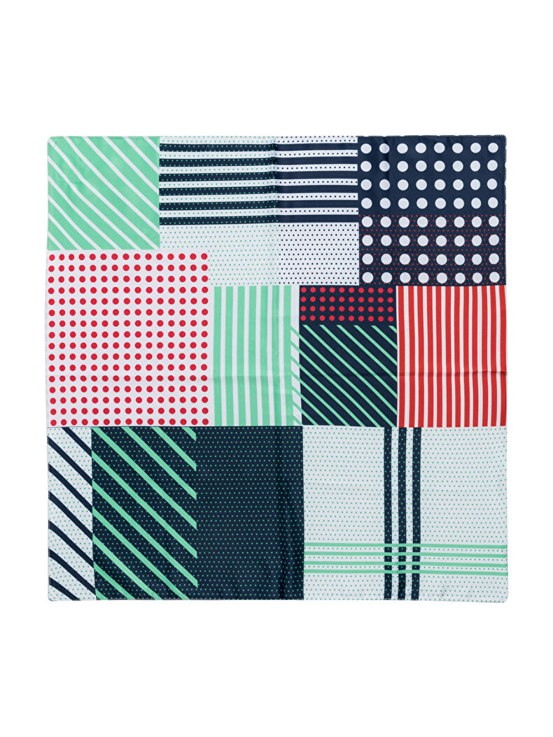 Dunkelblau Foulard