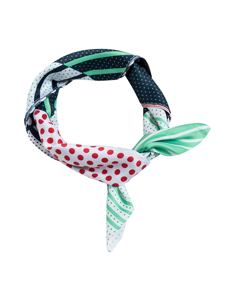Dunkelblau Foulard